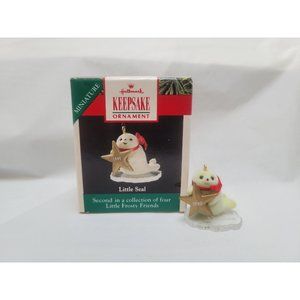 Hallmark Keepsake Miniature Ornament Little Seal 1990 Vintage